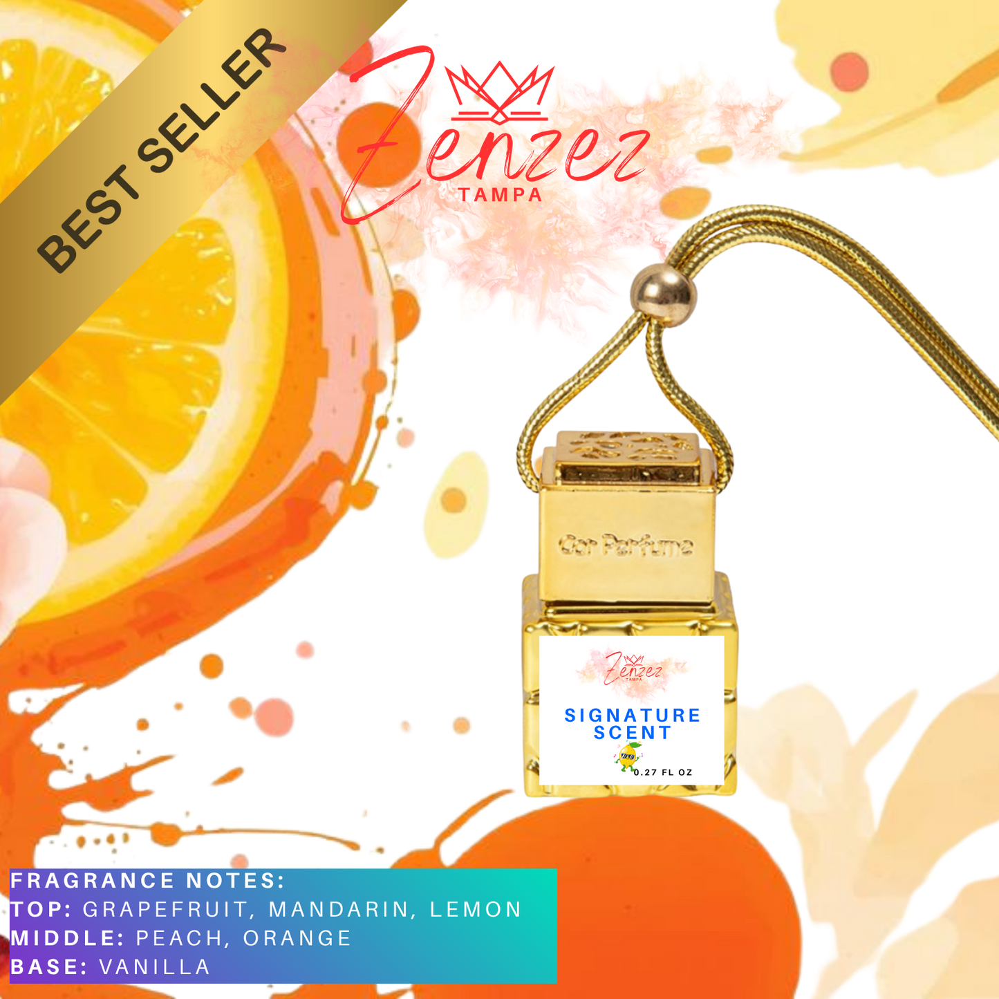 Premium Car Perfumes Golden