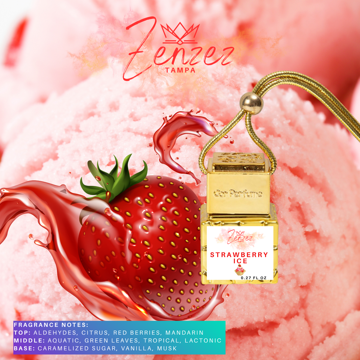 Premium Car Perfumes Golden